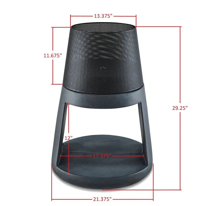 Danya B Outdoor Conic Wood Burning Faux Stone Fire Pit (TFE979750)