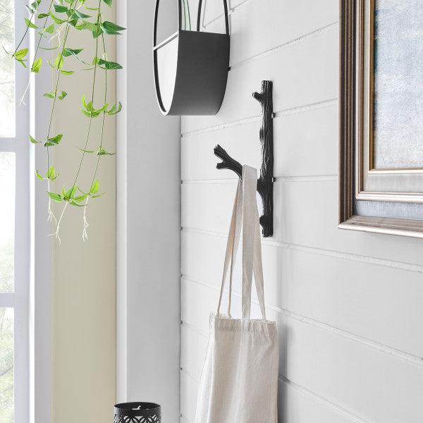 Danya B Set of 2 Cast Iron Tree Branch Wall Mount Coat Hooks (SW194)