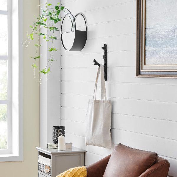 Danya B Set of 2 Cast Iron Tree Branch Wall Mount Coat Hooks (SW194)