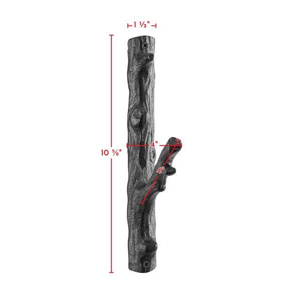 Danya B Set of 2 Cast Iron Tree Branch Wall Mount Coat Hooks (SW194)