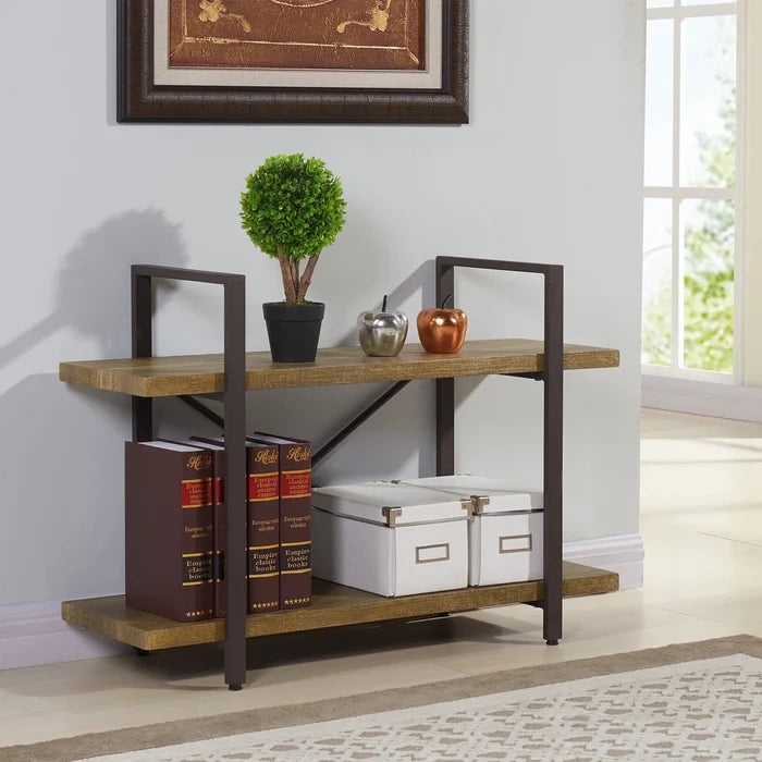 Danya B Two-Level Rustic Shelving Unit