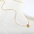 DIAMOMND BOX Necklace - PINK