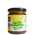 Jar of Easton Chilli Salted Pineapple Chilli Jam on a white background