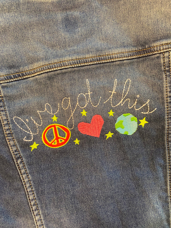 Embroidered Jean Jackets for Girls