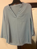 Emery Rose v-neck casual shirt MEDIUM