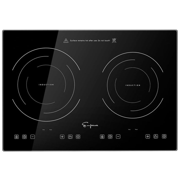 Empava 12 in. 2 Burner Induction Cooktop (IDC12B2) main image.