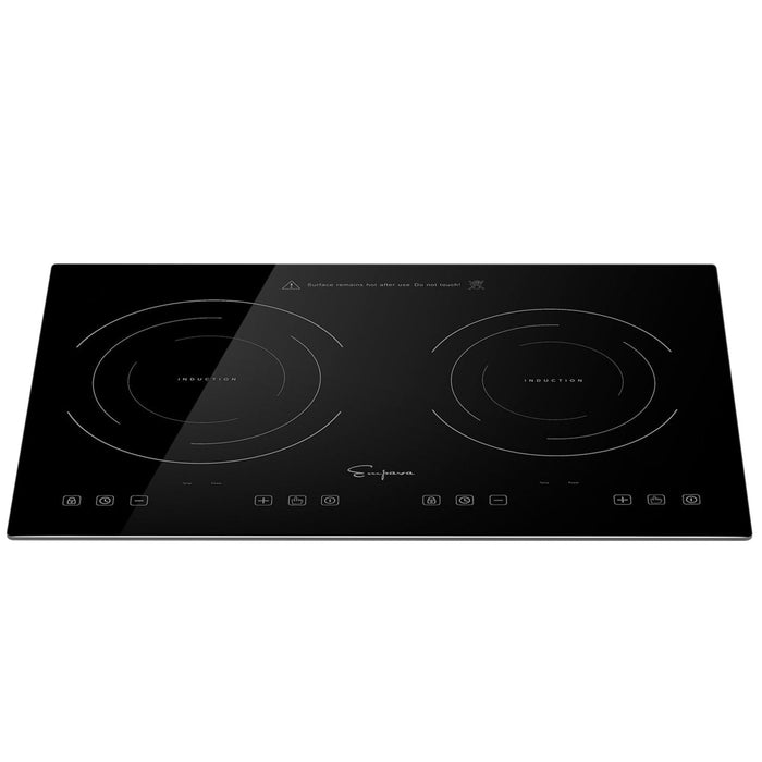 Empava 12 in. 2 Burner Induction Cooktop (IDC12B2) front.