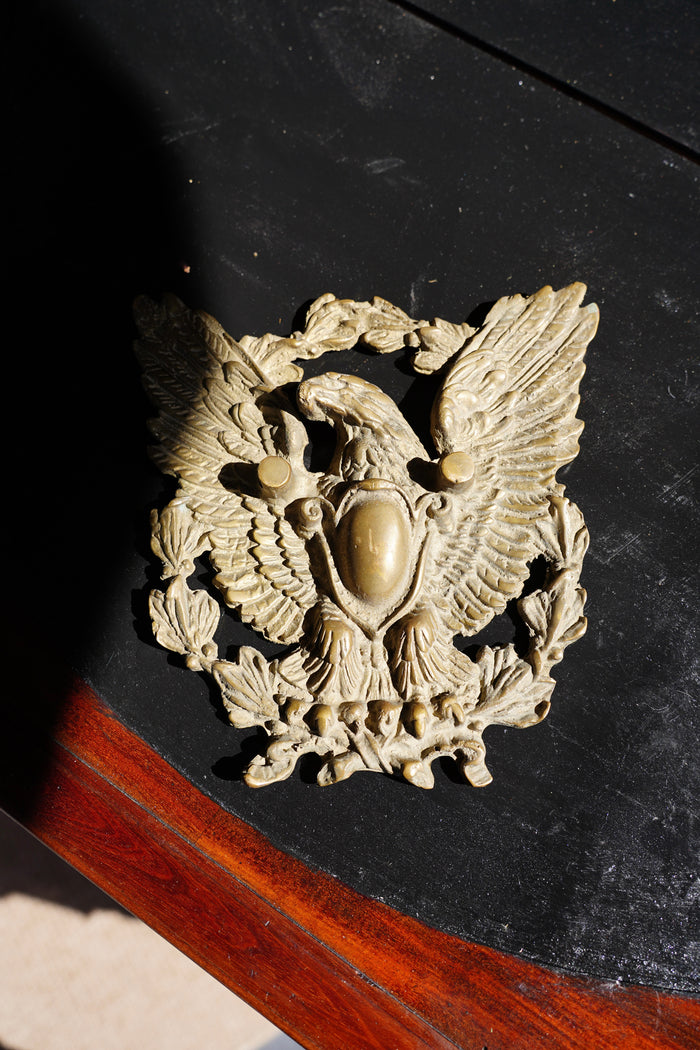 English Brass Decorative Salvage Eagle Plaque