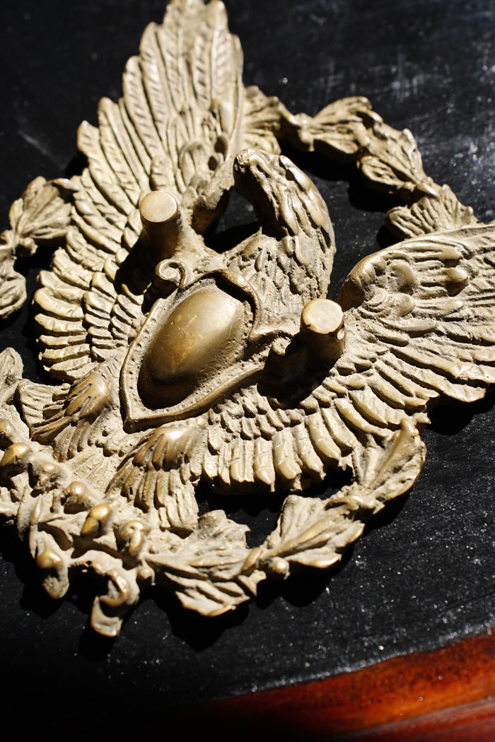 English Brass Decorative Salvage Eagle Plaque