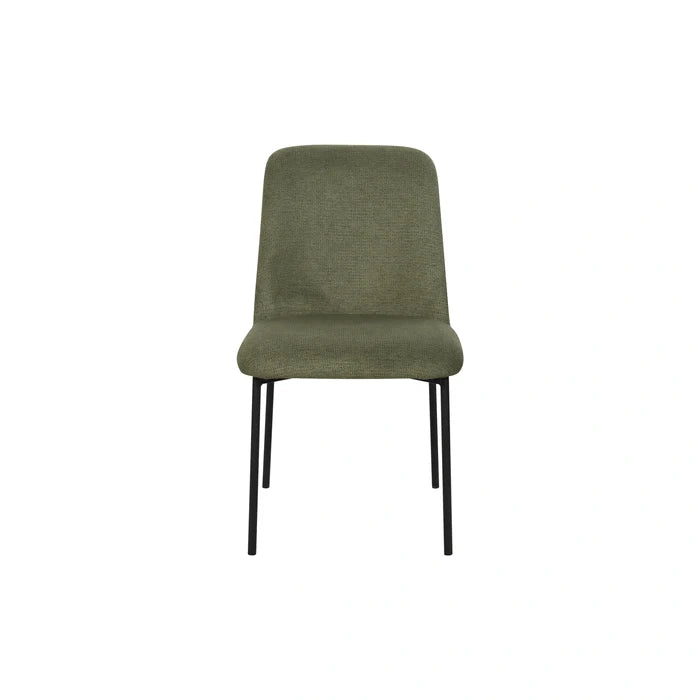 Erik Side Chair W/ Black Metal Frame -Green (2 Per Carton)