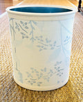 Fabric Wastebasket - "Sumi" in Ice Blue by Galbraith & Paul