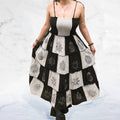 Fabulous Patchwork Dress ~ Black & White