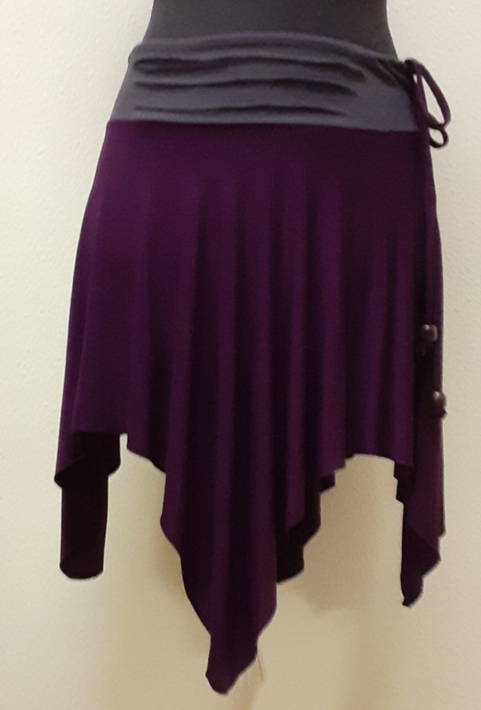 Faerie Hankie Hem Skirt - Purple