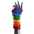 Fingerless Gloves ~ Rainbow Stripes