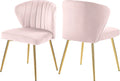 Finley Pink Velvet Dining Chair