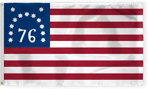 FLAG:  Bennington '76 Flag w/ Stand