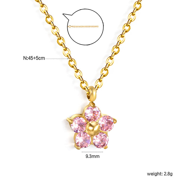 FORGETMENOT Necklace - PINK