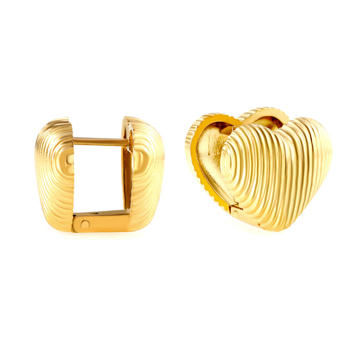 FULLHEART Earring /Huggies Doubleside