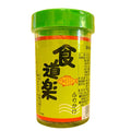 A 50g jar of Japanese Futaba Kui Doraku Furikake Rice Seasoning with green and yellow branding, pictured on a white background