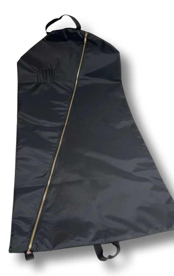 Garment Hanging Bag with Brass Zipper