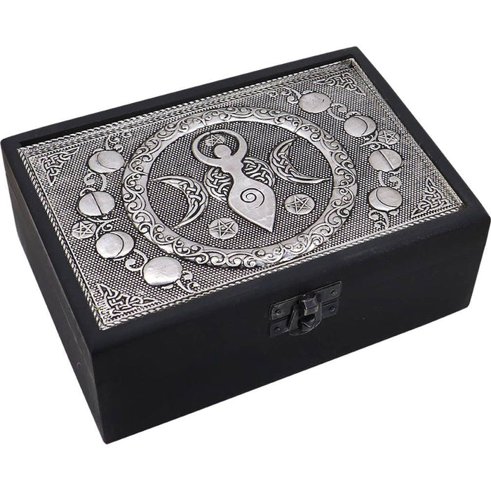 Goddess Metal & Wood Box
