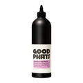 Black squeezy bottle of Good Phats Spanish Extra Virgin Olive Oil on a white background