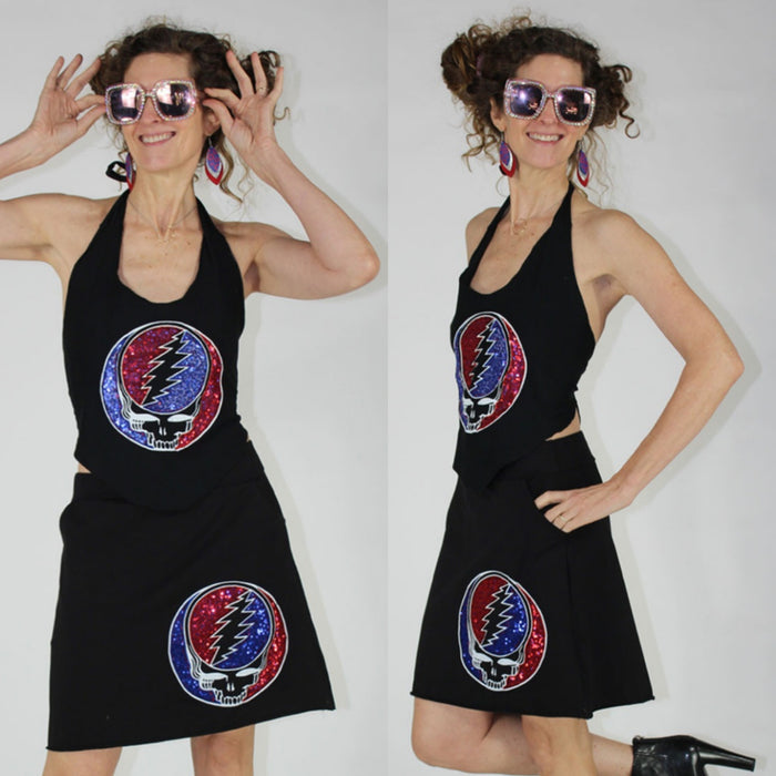 Grateful Dead Skirt ~ Steal Your Face