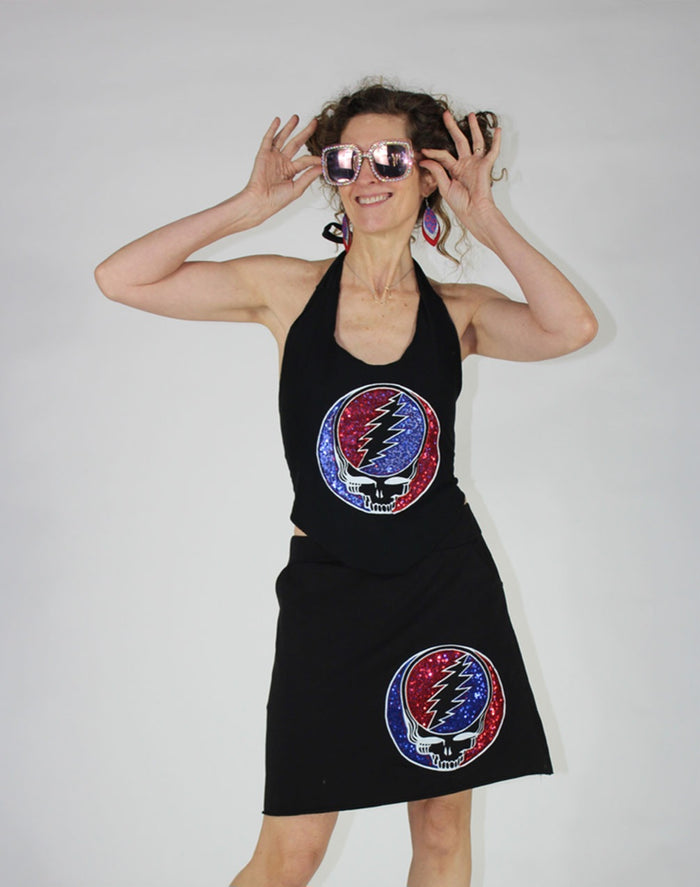 Grateful Dead Skirt ~ Steal Your Face