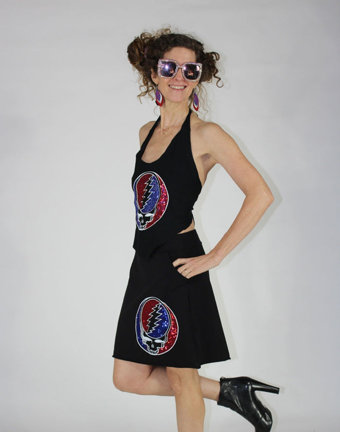 Grateful Dead Skirt ~ Steal Your Face
