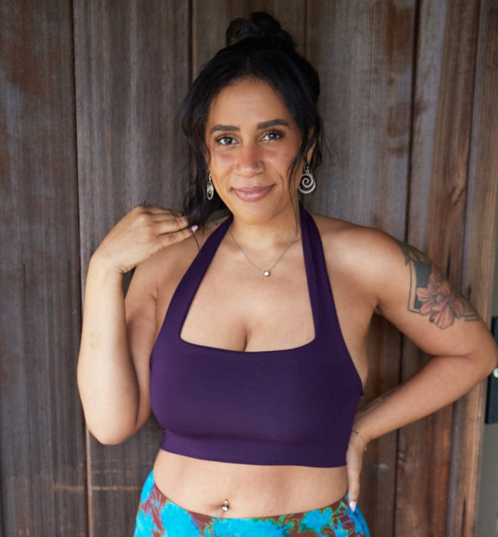 Halter Bralette in Seven Solid Colors