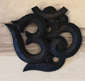 Hand Carved Wooden Om ~ Wall Hanging