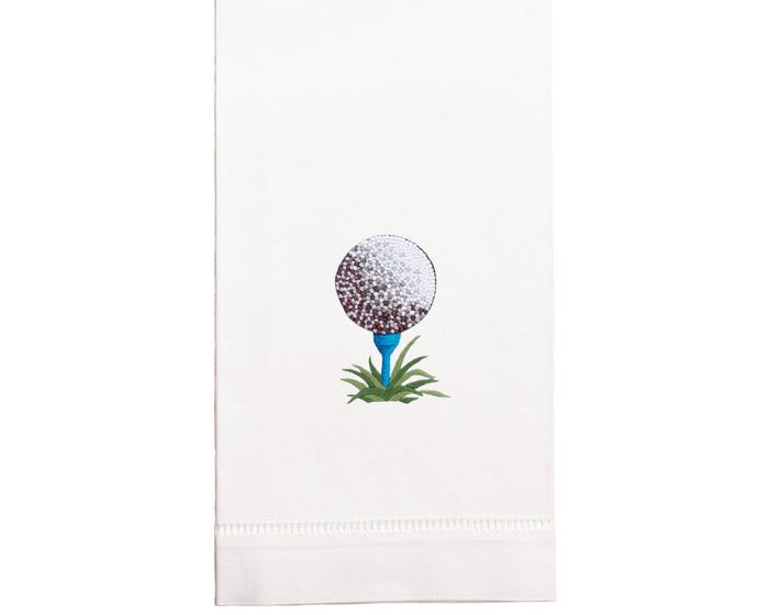 Hand Embroidered Golf Towel