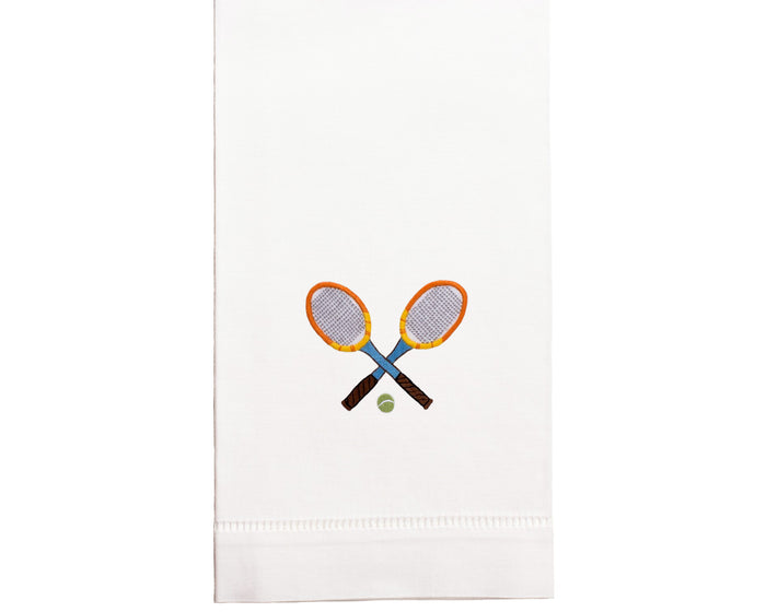 Hand Embroidered Tennis Towel