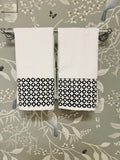 Hand Towel Set - "Lattice" in Blue by Galbraith & Paul