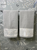 Hand Towel Set - "Sumi" in Pale Gray by Galbraith & Paul