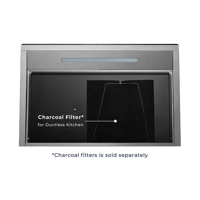 Hauslane Chef 30 in. Convertible Stainless Steel Under Cabinet Range Hood (UC-B018SS-30)