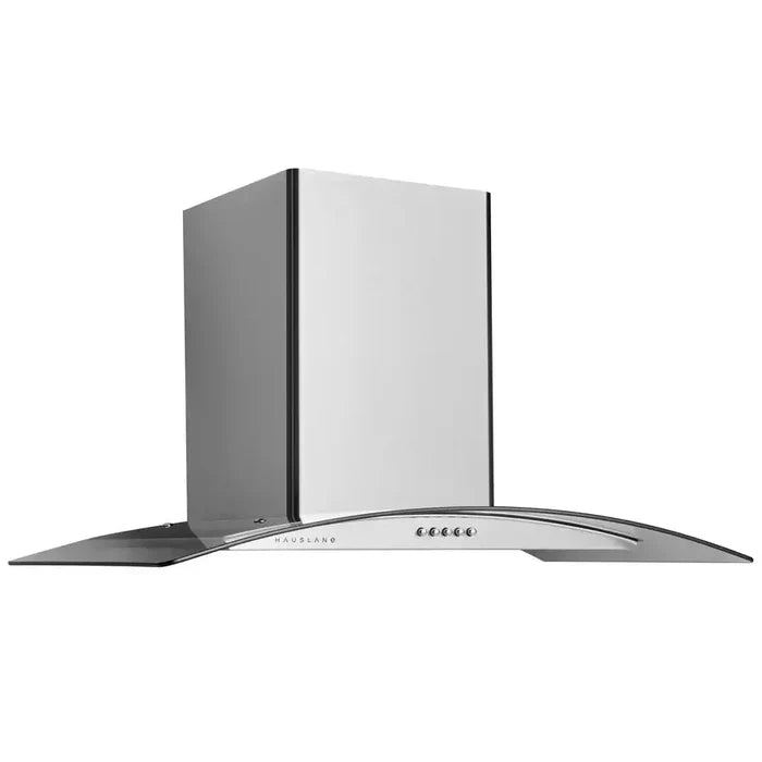 Hauslane Chef Convertible Stainless Steel Wall Mount Range Hood with Size Options (WM-600SS) side.