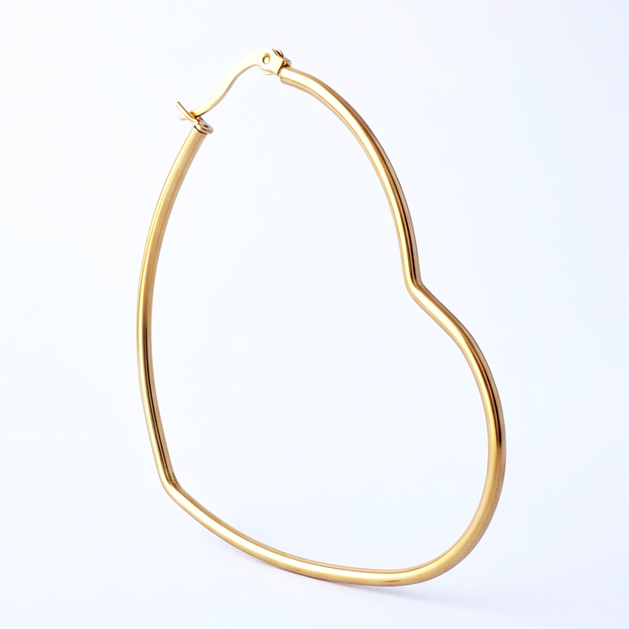 HEART Earring/ Hoops XL