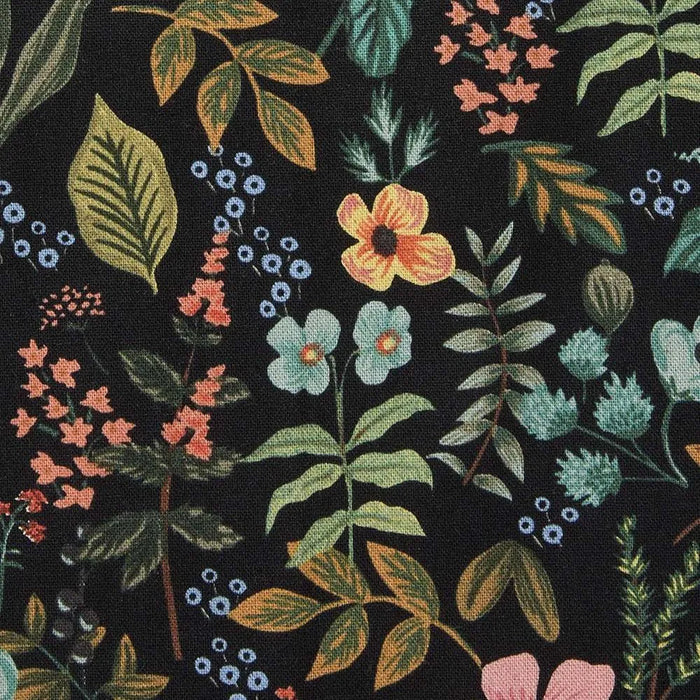 Close up flower and leaf nature pattern on apron