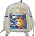 Hemp & Cotton Backpack ~ Sun & Moon