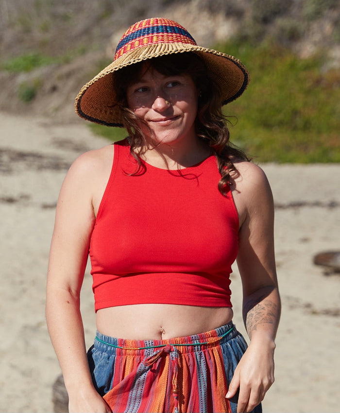 High Necked Crop Top ~ Five Colors