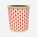 Hot Pink & Red Fabric Wastebasket