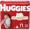 HUGGIES DIAPERS 31 count BAG "Little Snugglers Newborn"