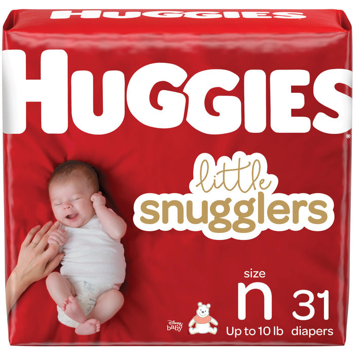 HUGGIES DIAPERS 31 count BAG "Little Snugglers Newborn"