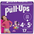 HUGGIES PULL UPS TRAINING PANTS  17 ct "BAG Girl 4-5T"