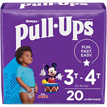 HUGGIES PULL UPS TRAINING PANTS 20 ct "Boys 3t-4t"