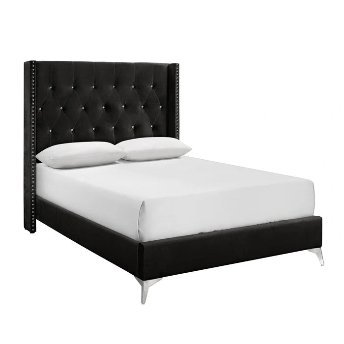 HUXLEY Eastern King EK HB, FB AND SLATS-BLACK