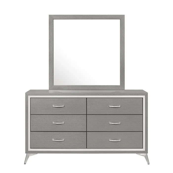 Huxley Mirror-Gray