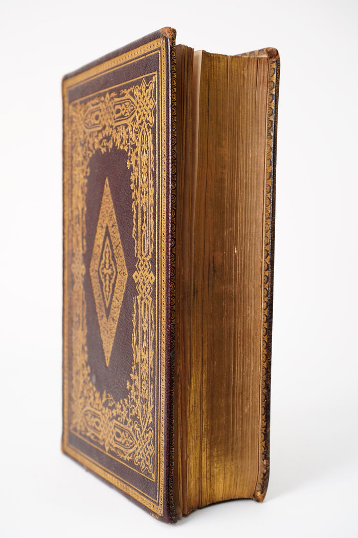 Illustrated Victorian Lord Byron Poetry Book Full Leather