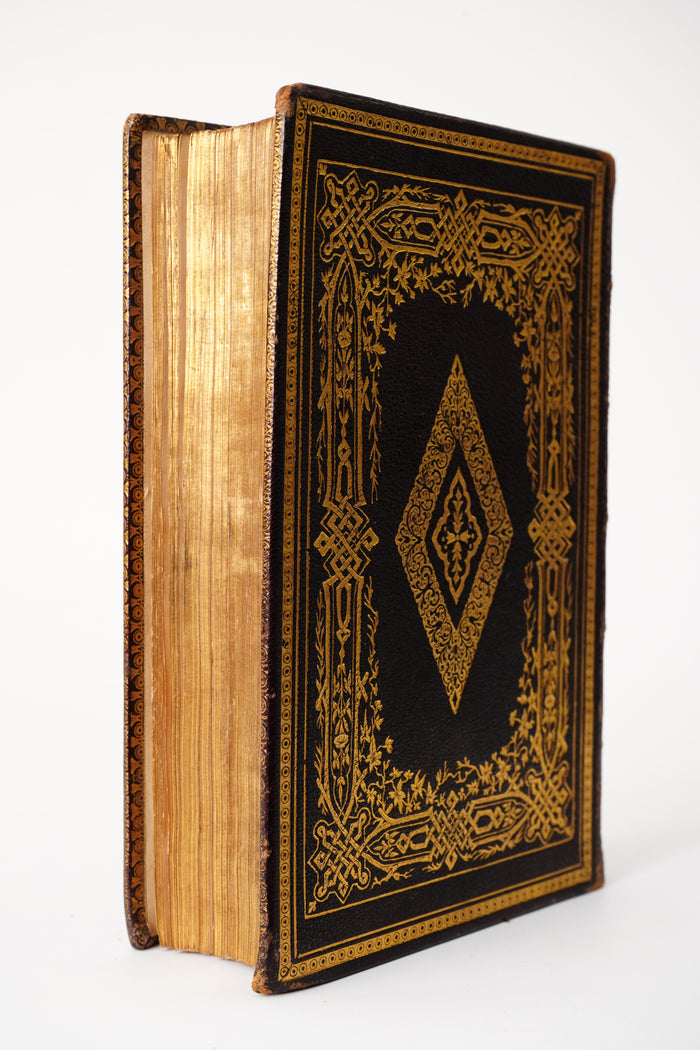 Illustrated Victorian Lord Byron Poetry Book Full Leather